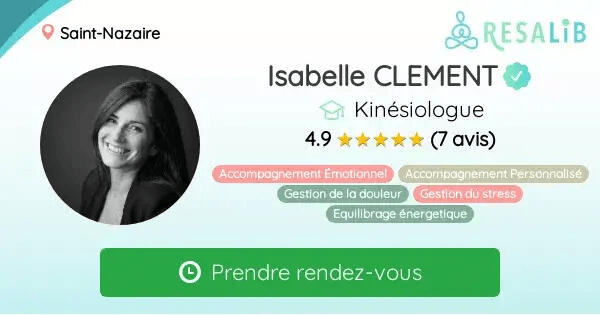 Praticienne en Kinésiologie à Saint Nazaire : Isabelle Clément